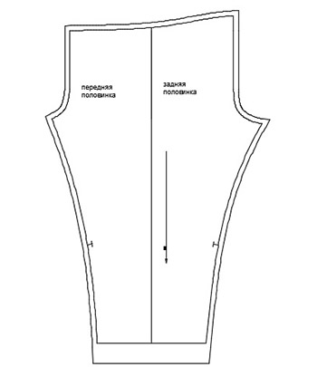 Выкройка-основа брюк для мальчика