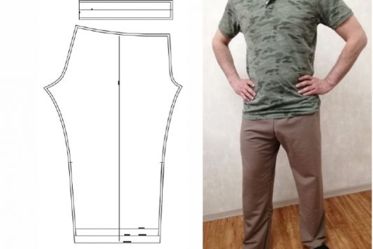 Мужские брюки, выкройка Grasser №950